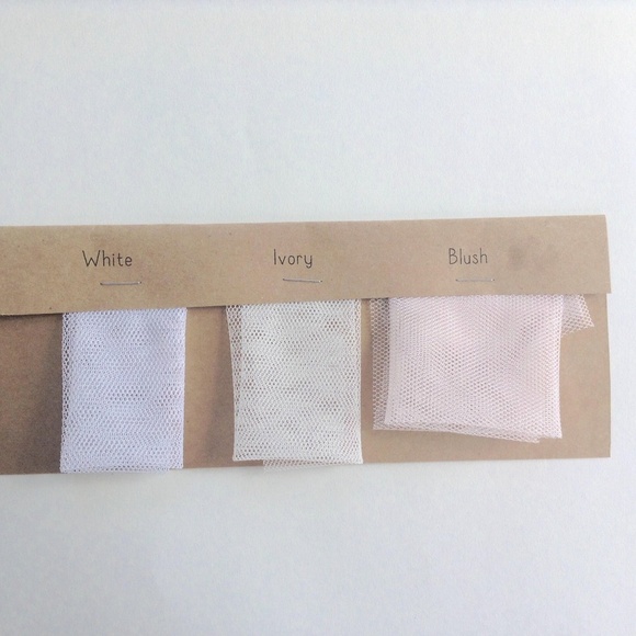 New Drop Wedding Veil with Blusher English Net